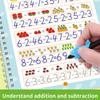 Grooves Writing Practice For Children Handwriting Practice Copybook Set,Reusable Practice Book For Preschool Age 3-5