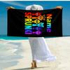 Custom Name Ultra-Soft Beach Towel with Sprunki Theme,Ideal for Pool - Camping, Diving - Perfect Travel Essential, Vibrant Beach Towel.