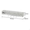 Bathroom Shelf Organizer, Wall Mounted Decorative Storage Rack Shower for