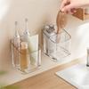 Drillless Installation Bathroom Organizers For Electric Toothbrushes And Accessories Durable Plastic Storage Rack Space Saving Design