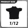 1 Stück Miniaturfigur T-Shirt 1/12 Maßstab Action Kleidung Kostüm Zubehör