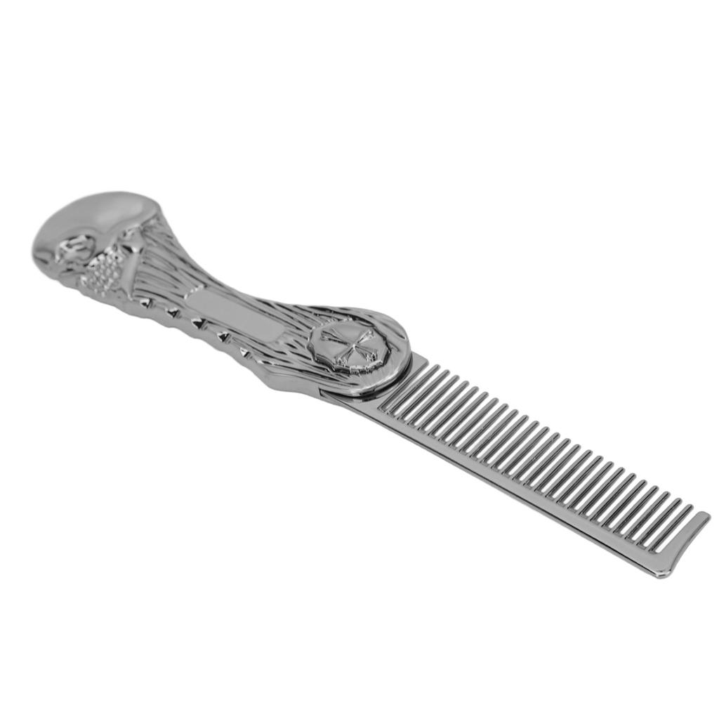 Foldable Hairstyling Brush Zinc Alloy Prevent Static   Oil Hair Comb Hairdressing Comb