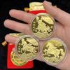 2026 Event Souvenir Gift Zodiac Horse Good Fortune Souvenir Coin Year Of The Horse Commemorative Medal Metal Crafts