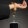 Pvc Starry Sky Beaded Phone Chain With Adjustable Wrist Strap For Women And Men