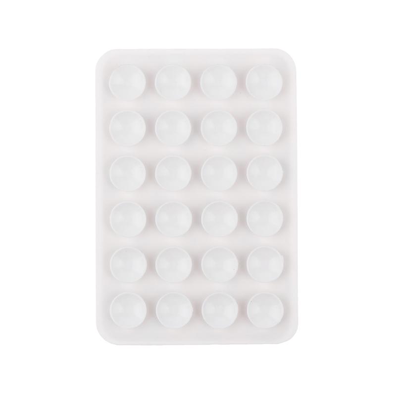 5 Piezas Almohadilla de Succión de Silicona de Doble Cara Para Soporte de Teléfono Móvil Ventosa Adhesivo de Respaldo Sucker Pad de Goma de Silicona Para Fijar