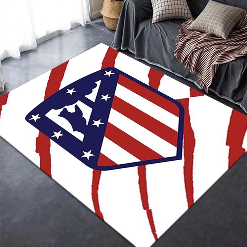 Atletico Madrid Carpet Rug for Living Room Bedroom Home Sofa Decoration,Kids Play Non-slip Floor Mat