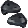 Rearview Mirror Cover Cap For Seat Ibiza 6J MK4 2008 2009 2010 2011 2012-2017 Glossy Black Side Mirror Cover Cap Car Accessories