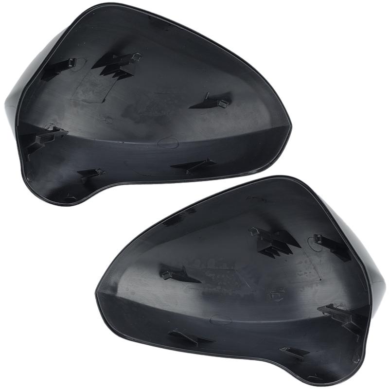 Rearview Mirror Cover Cap For Seat Ibiza 6J MK4 2008 2009 2010 2011 2012-2017 Glossy Black Side Mirror Cover Cap Car Accessories
