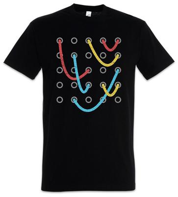 Modulare Stecker T-Shirt Audio LFO Sound Musik DJ MC Elektronisch Elektro Dance