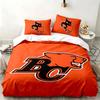 BC Lions Football team 3pc set Perfect for bedroom use Comfortable bedding set includes a duvet cover and two pillowcases Ideal birthday or Christmas 