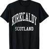 Kirkcaldy Scotland Retro 70s College Sports Style T-Shirt