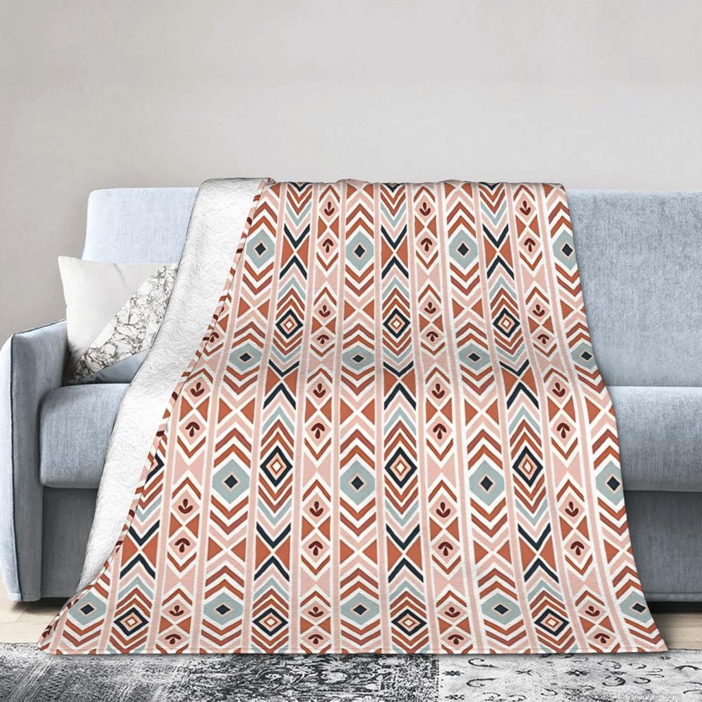 Warm Soft Blanket Children Decorative Bohemian  pattern Bedding Throws  Flannel Bedspread For Couch Chair Graphic Sofa Bed Cover