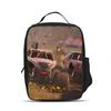 Monster Jam Ice Bag Large Capacity Practical Cartoon Print Best Companion for Male and Female Students School and Office Workers