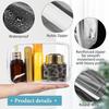 1/12 Stück Transparente PVC Aufbewahrung Reise Organizer Klare Kosmetiktasche Kosmetiktasche für Kosmetiker Beauty-Koffer Kulturtasche Waschbeutel