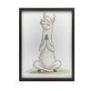 Llama In Meditation - Decorative Poster Llama In Meditation - Decorative Poster, 50X70 Cm, Gold Aluminum Frame, 230 Gsm Matte Paper