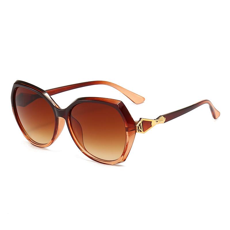 Sunglasses Women'S Sunglasses Korean High-End Sunshade Tide Ins Red Book Street Shot Retro