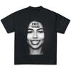 Mariah The Scientist Free Thug Rapper Stella Moda Maglietta in Cotone Unisex Abbigliamento Maglietta da Donna Girocollo 2026 Estate Nuovo Top