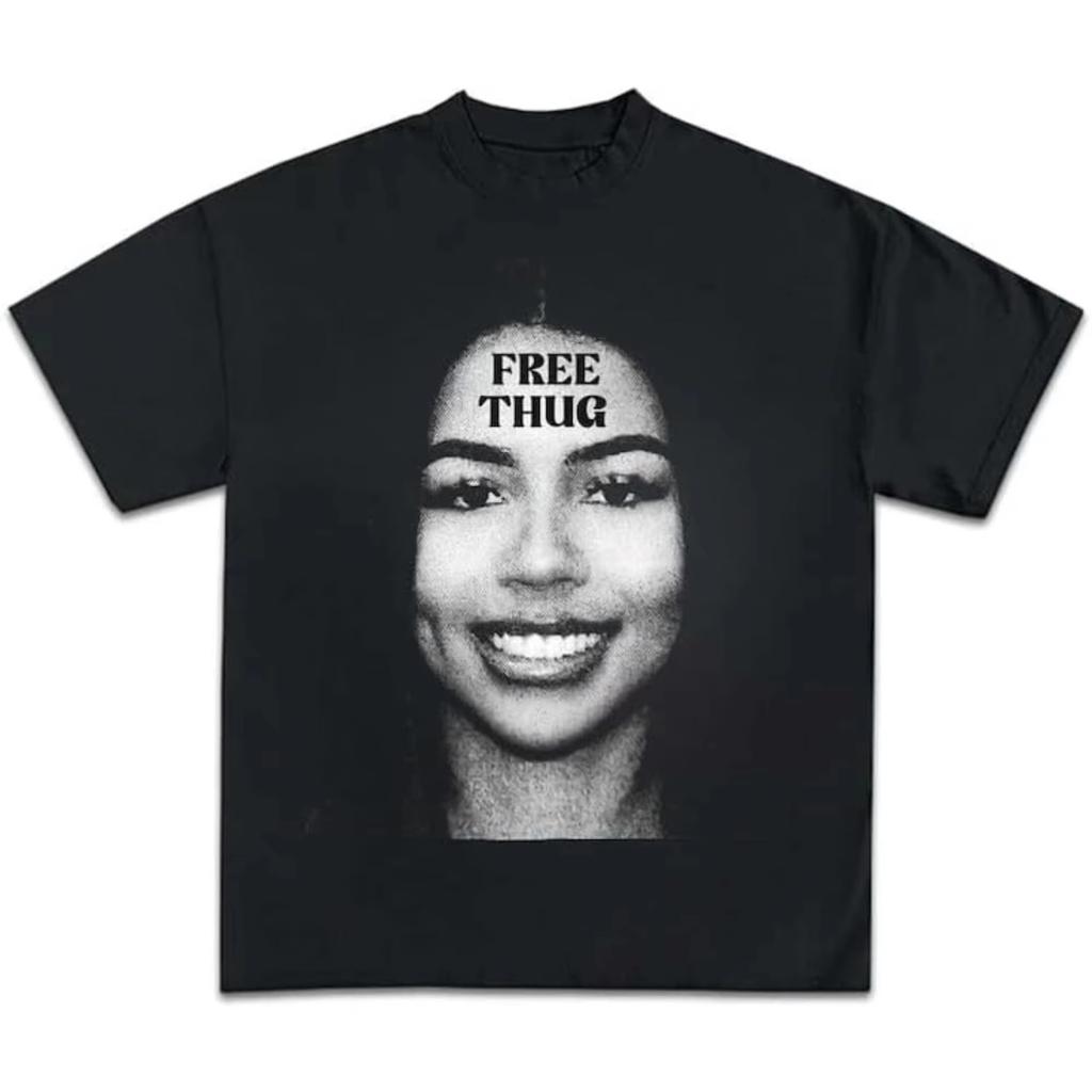 Mariah The Scientist Free Thug Rapper Stella Moda Maglietta in Cotone Unisex Abbigliamento Maglietta da Donna Girocollo 2026 Estate Nuovo Top
