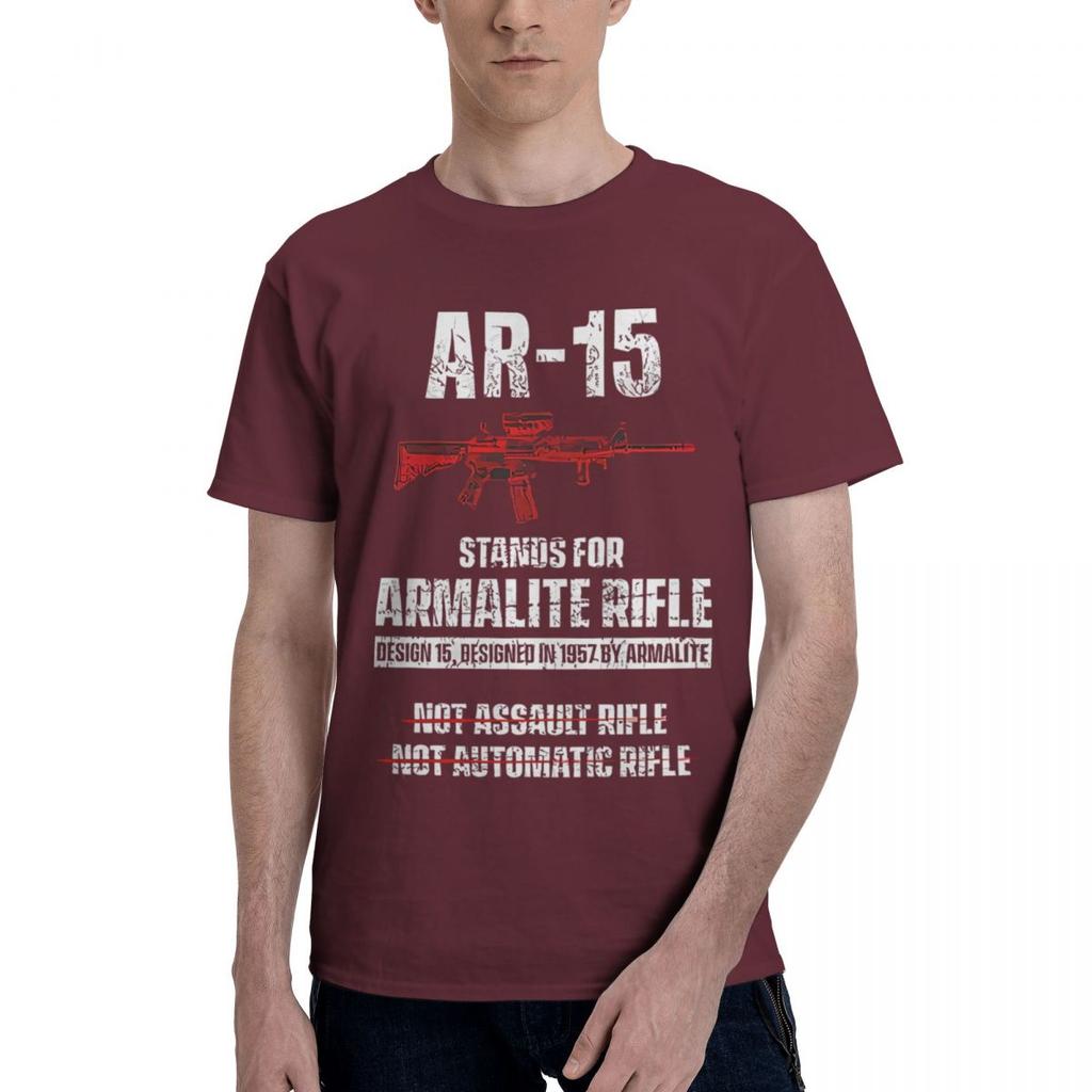 Patriotic Ar15 V2 M 0019 Ar15 Stands For Armalite 100 Cotton Casual Breathable Confortable Tshirt High End Mens Clothing Men
