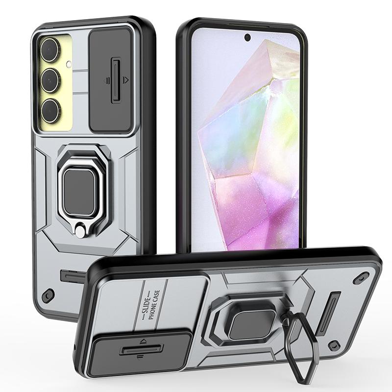 Armor Case ForSamsung Galaxy A56 A54 A36 A35 A34 A25 A15 5G Heavy Duty Shockproof Anti-Scratch With Ring Holder Phone Cover
