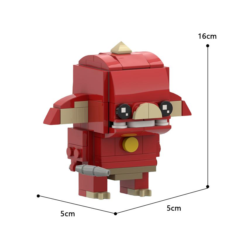 Buildmoc Game Wild Breath Skull Kid Link Bokoblined Brickheadz Anime Figures MOC Building Blocks Toys for Children Gifts