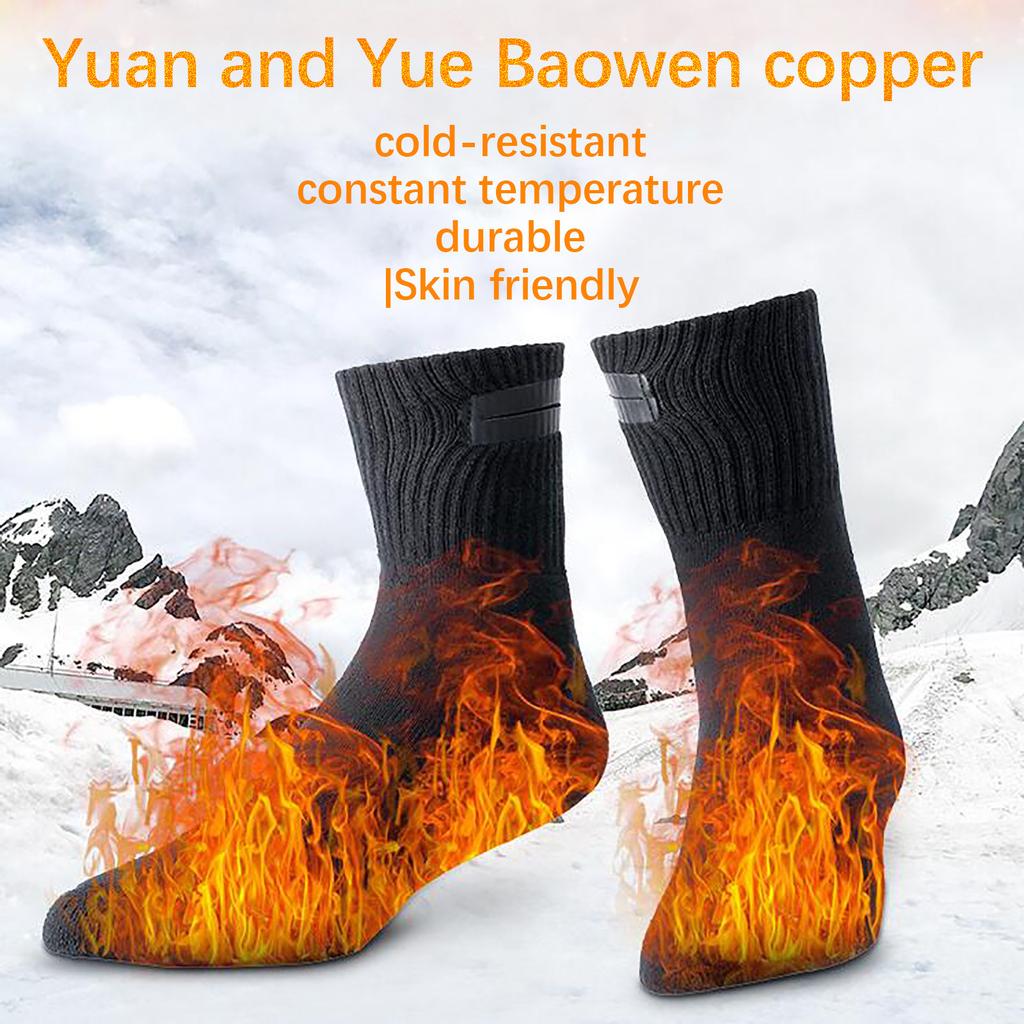 Rechargeable Warm Socks With  Temperature Lithium Battery