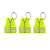10Pcs Safety Reflective Pendants Safety Clothing Modeling Reflective Keychain Portable Backpack Decoration Accessories Gifts