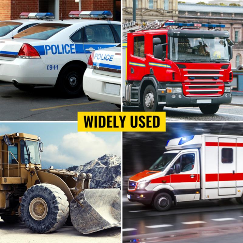 Automotive engineering vehicle alarm, car mounted loudspeaker, whistle horn, wireless multi tone remote control, sound rescue 12