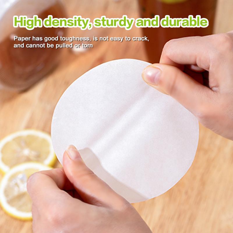 50/500Pcs Leakproof Paper Drink Cup Leakproof Round Coffee Cup Take Away Paper Cup Lid Coffee Spill Proof Gasket