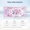 Butterflies Ferns Theme Quick Dry Beach Towel Custom Name Text Print Large Sand Resistant Towel Beach Vacation