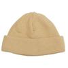 Good Fit Short Cotton Beanie Cotton Short Watch Free Size Knit Hat Watch Cap Beanie Roll Watch Free Size Beige [Nakota] (71)