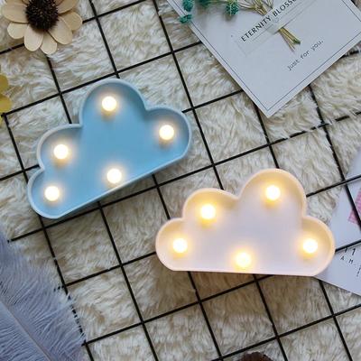 Cartoon Night Lights Cloud/Star/Shell/Heart LED Table Lamp For Children's Bedroom Decoration