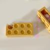 Tape Dispenser Cute Building Block Shape Easy Cutting Desk Tape Holder for School Office Study Room