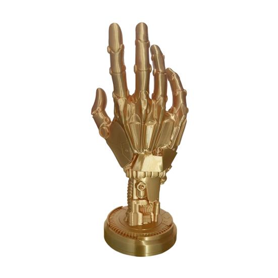 Game Controller Holder Stand 3D Printed Universal Gaming Headphone Controller Stand Mechanical Hand Statue