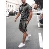 Men's Short-sleeved Shorts Two-piece Sports Leisure Suit Light Breathable Unisex Sports Clothing
