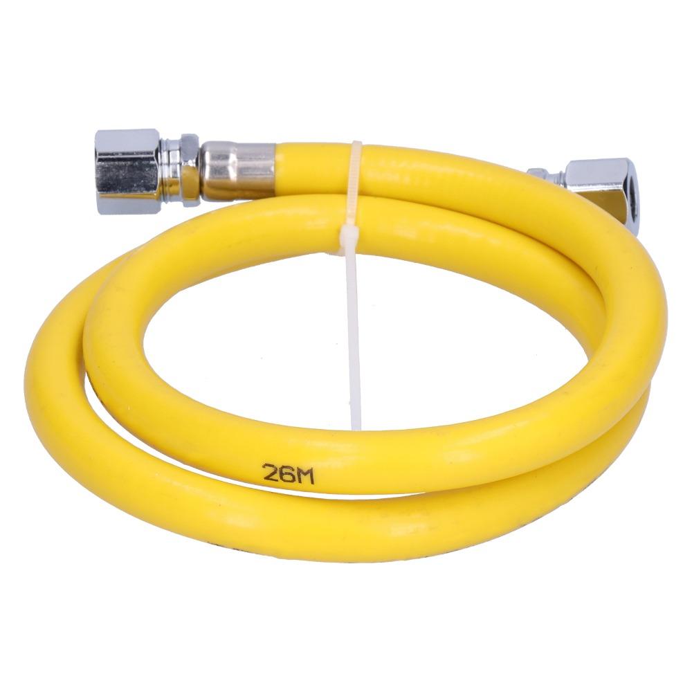 Flexible Braided, Gas Hose Yellow Dryer Gas Hose Daily Home Gas Equipment Replacement
