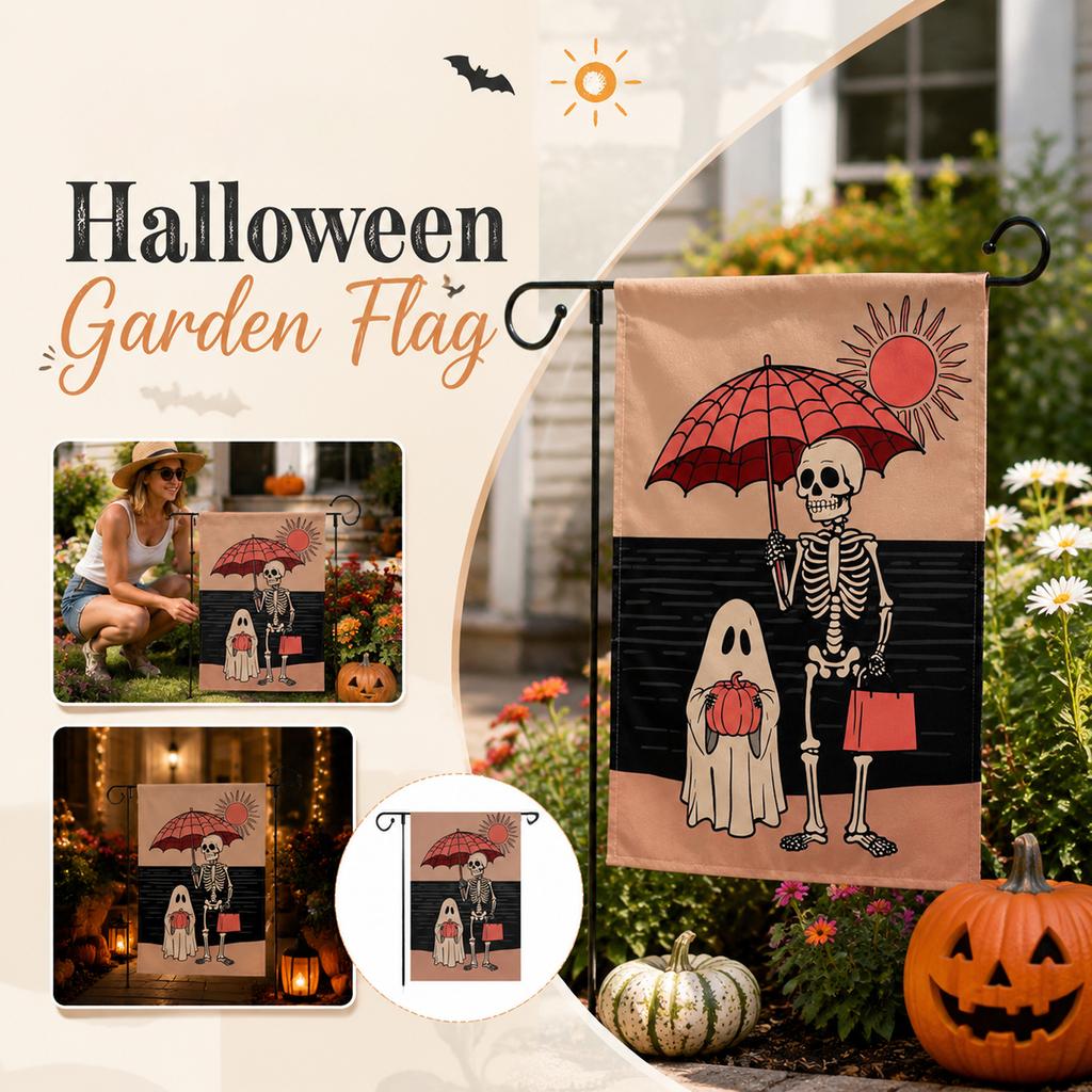 Garden Flag with Straight Line Design for Outdoor Home Decor