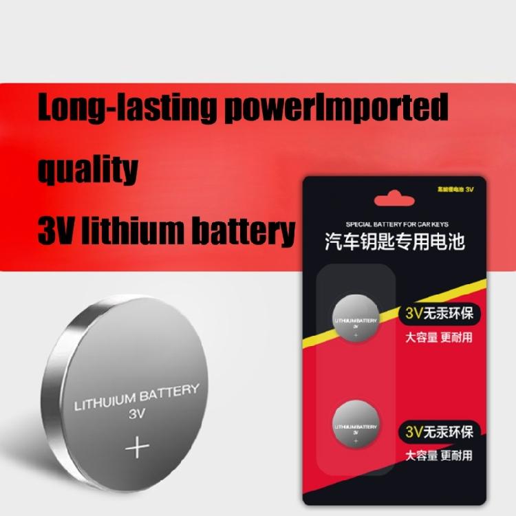 2Pcs CR2032 Coin Batteries 3V High Capacity for Long Use In Electronics and Gadgets