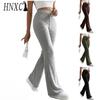Women's Fashion Casual Solid Color Print Pants & Capris