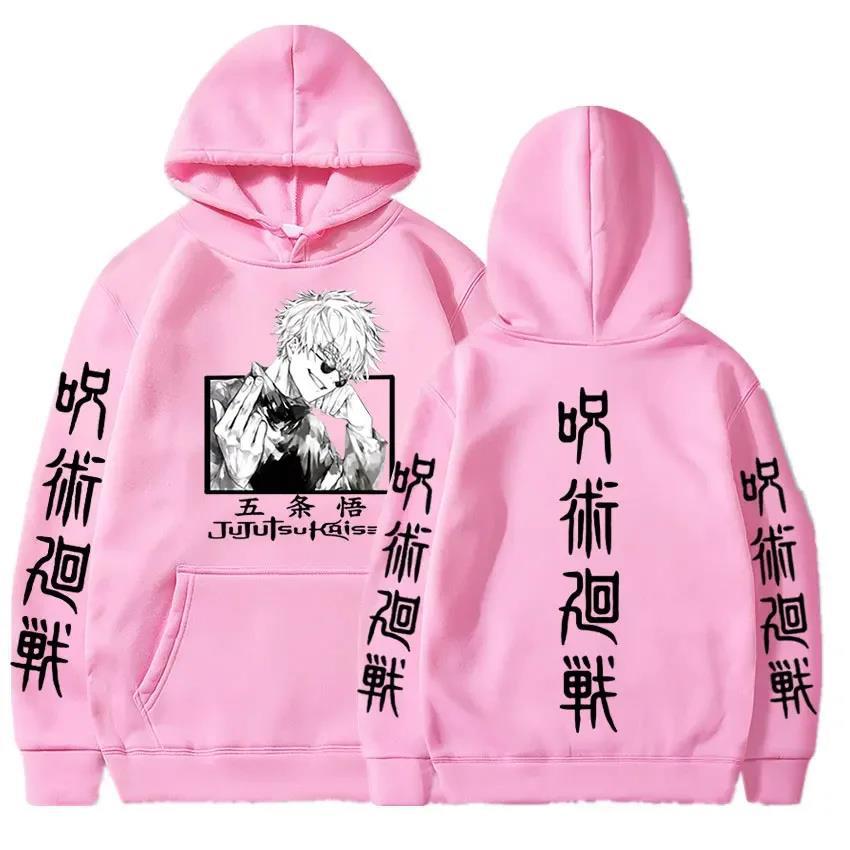 Anime Jujutsu Kaisen Gojo Satoru Hoodie Casual Loose Hoodie