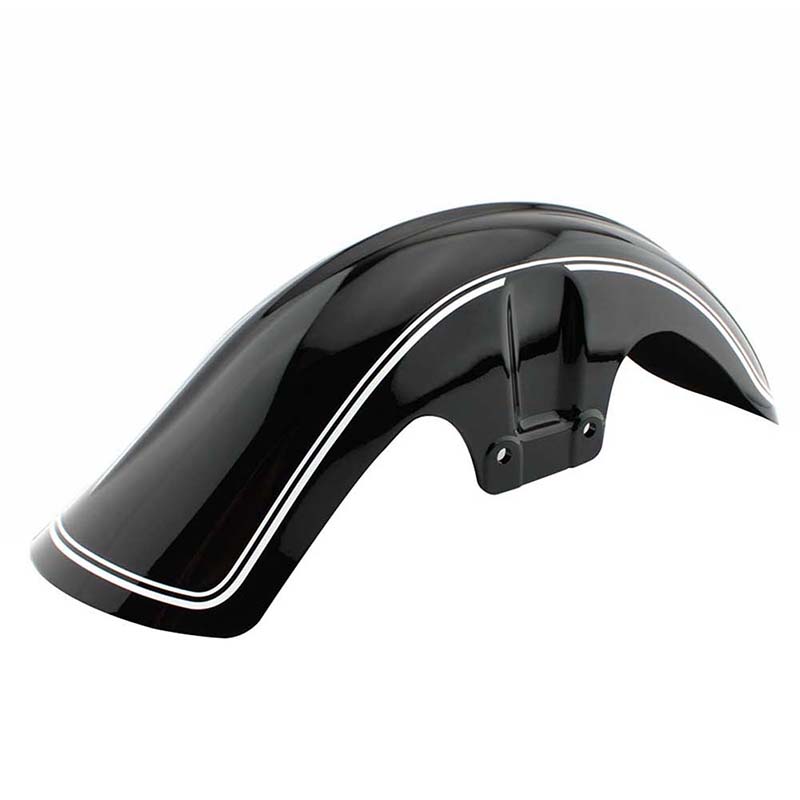 Vorderradkotflügel Schmutzfänger für BMW R18 Classic 2021-2022 Motorrad Retro Langer Spritzschutz Glänzend Schwarz ABS Verlängerte Radabdeckung Schutz