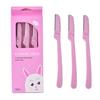 3Pcs/Set Facial Eyebrow Trimmer Armpit Hair Razor Face Eye Brow Shaver