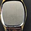 Gebruikt Werkende staat SEIKO Quartz Dameshorloge Zwarte Wijzerplaat Goud