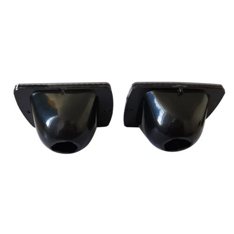 Smoked Front Turn Signal Parking Marker Light Housing Amber Black For Jeep Wrangler YJ 1987-1995