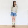 Thursday Island Unisex Lace Point Print Hoodie Jumper T264mjp241w