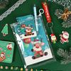 Holidays Study Supplies Decorative Christmas Stationery Set Keychain Pendant Stationery Varied Styles Student Stationery Kit