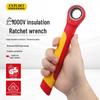 Kaituo 1000V Insulated Chrome Vanadium Steel Box-End Ratchet Wrench