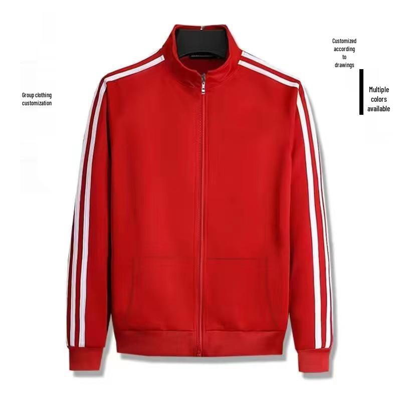 Men's Spring and Autumn Stand-Up Collar Casual Jackets, All-Match Outerwear, and Baseball Jackets