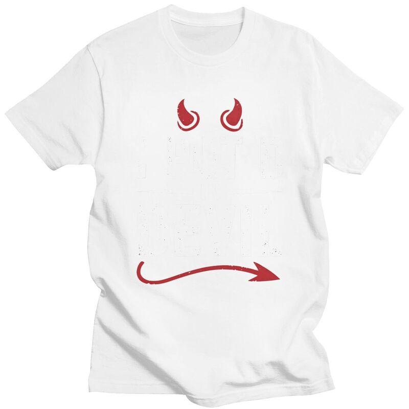 I Put The D In Devil T Shirt Men Women Funny Sarcastic Quote Tshirts Streetwear Graphic Tee 100 Cotton Slim Fit Clothing