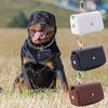 Durable Solid Color Dog Ring Storage Box Mini Fashion Ring Holder Personalized Anti Lost Ring Bearer Pouch Pet